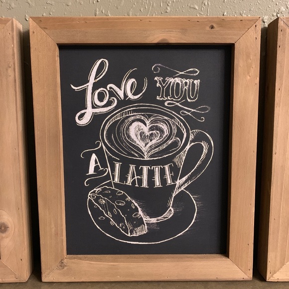 Coffee Talk Wall Decor - Set of 3 - Picture 4 of 7